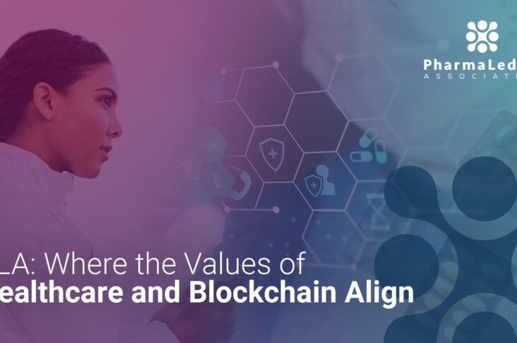 Article title image, PLA: Where the Values of Healthcare and Blockchain Align such as interoperability, tech agnosticism, data privacy, and data security.