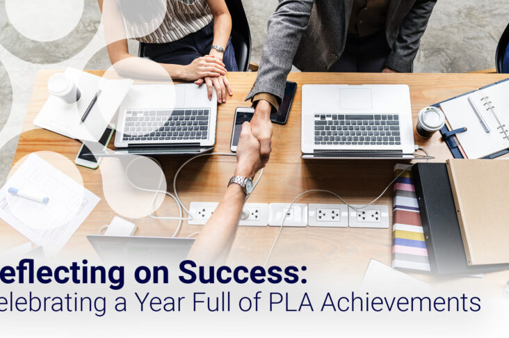 Title image for article, Reflecting on Success: Celebrating a Year Full of PLA Achievements.